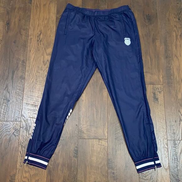K-Swiss Navy Wind Breaker Pants - Picture 1 of 7